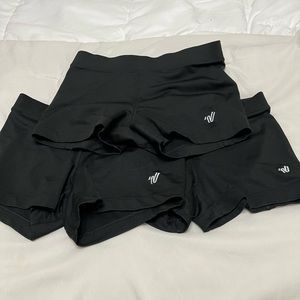 3 pairs of Varsity Cheer Shorts
